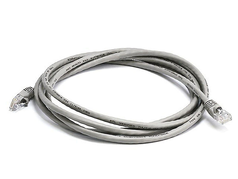 Monoprice® 7' 24AWG Cat5e UTP Ethernet Network Cable, Gray