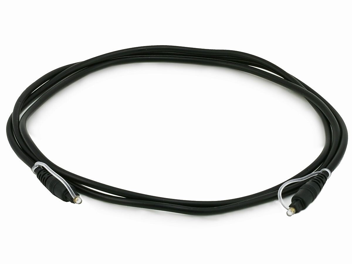 Monoprice® 6' Optical Toslink Audio Cable, Black