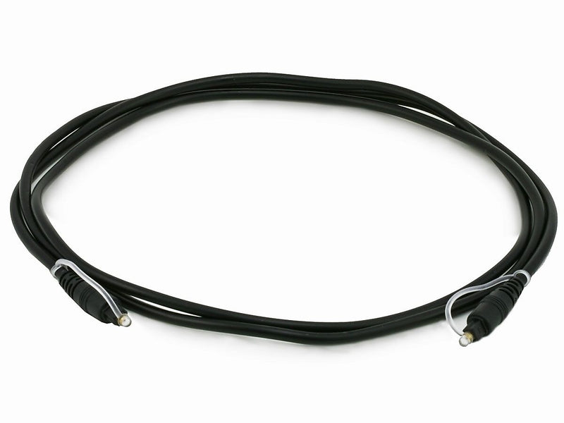Monoprice® 6' Optical Toslink Audio Cable, Black