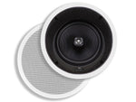 Monoprice® 160W 8" Kevlar In-Ceiling Speaker With 15 Degree Angled Woofer, White