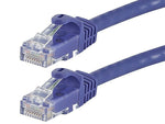 Monoprice® FLEXboot Series 3' 24AWG Cat6 UTP Ethernet Network Cable, Purple