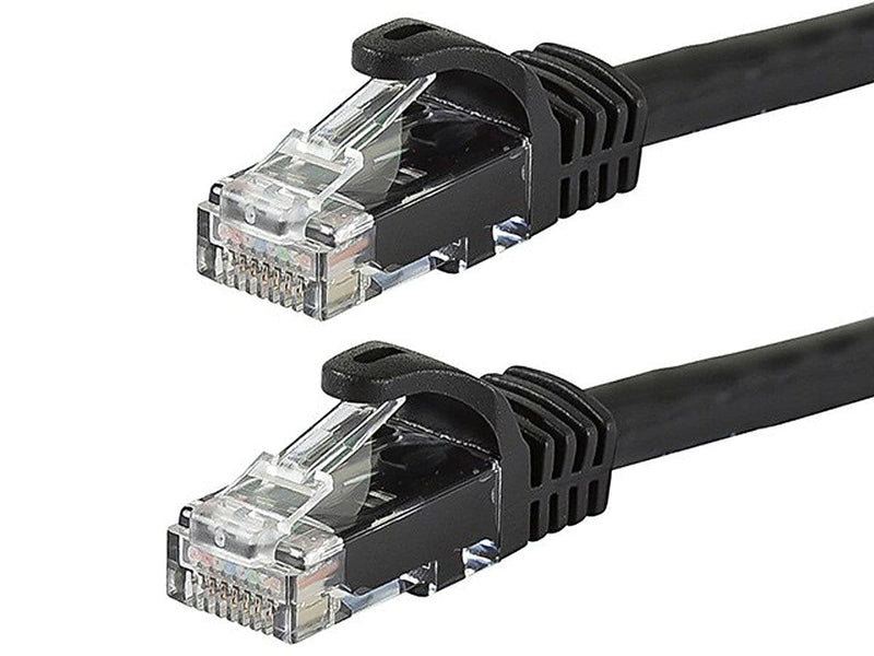Monoprice 109827 50' CAT-6 Ethernet Network Cable, Black