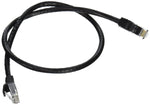 Monoprice 109804 2' CAT-6 Ethernet Network Cable, Black