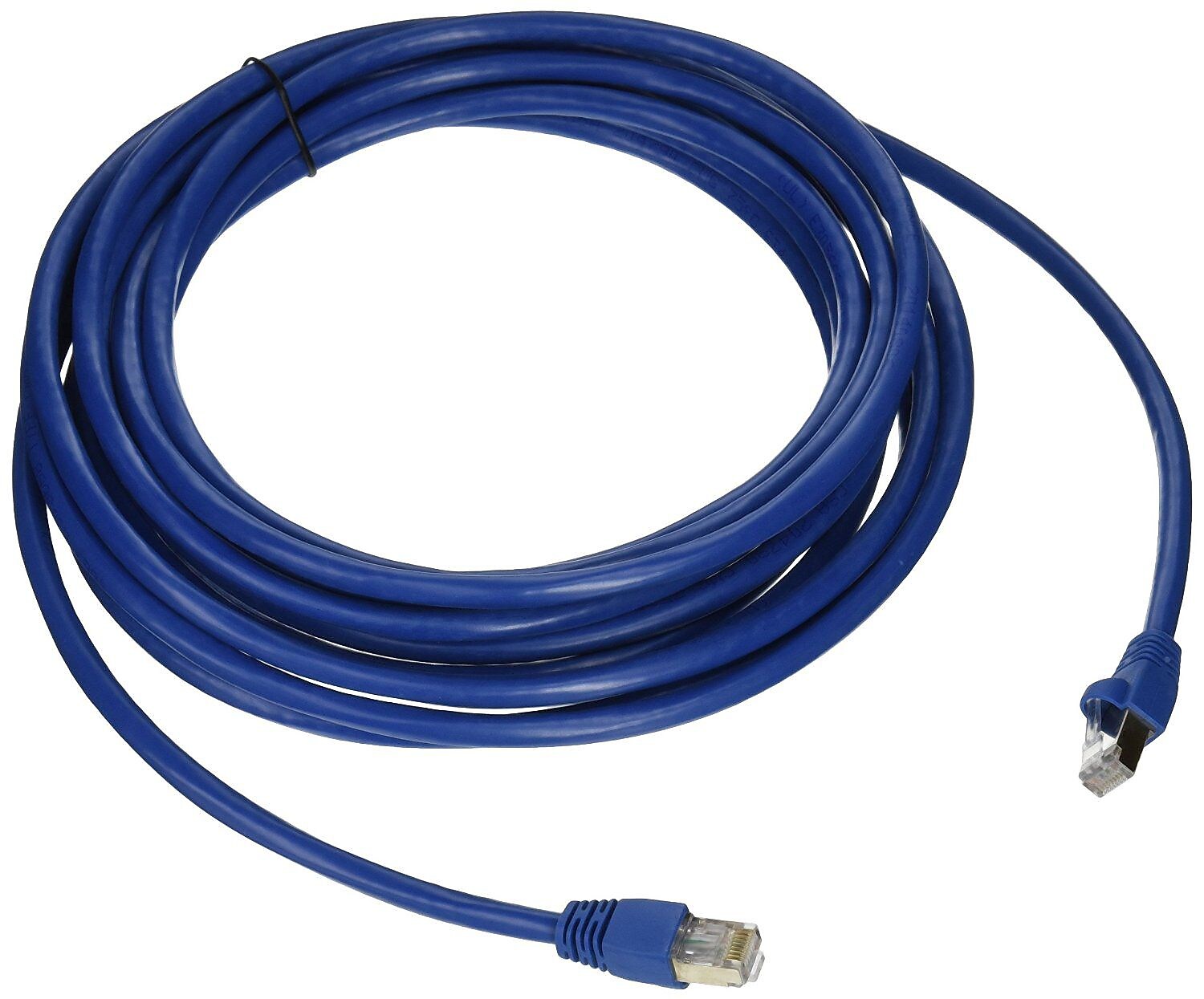 Monoprice® 20' 24AWG Cat6a STP Ethernet Network Cable, Blue