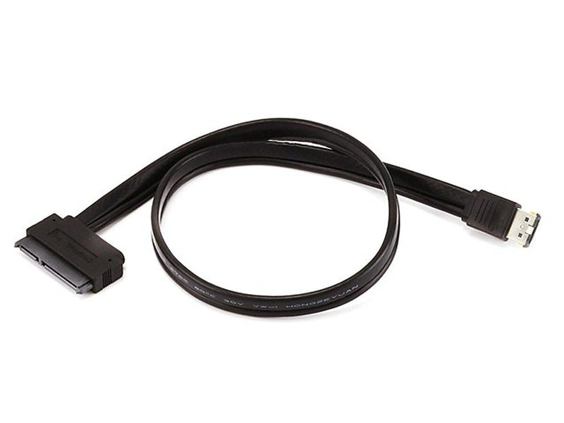 Monoprice 108492 1.5' eSATAp to 22-Pin SATA Power Cable, Black