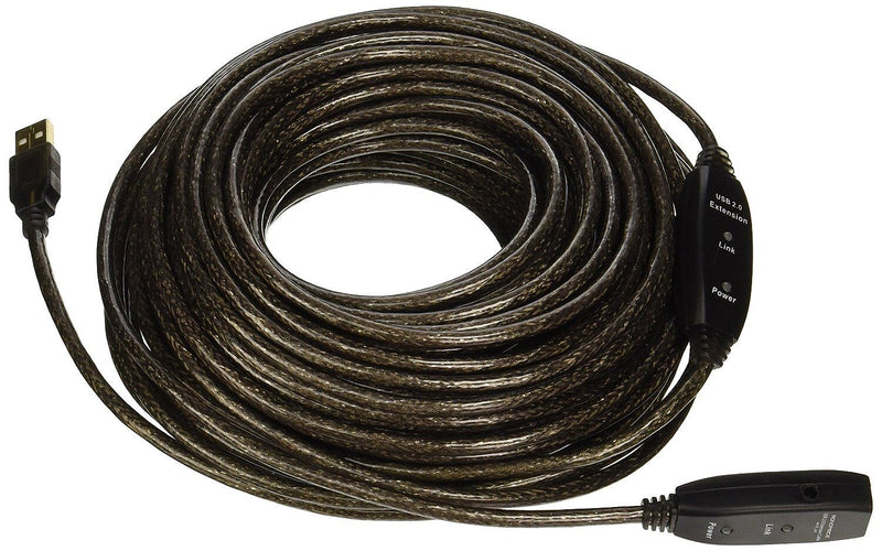 Monoprice 82' USB A to USB A Cable, Male to Female, Black (107644)