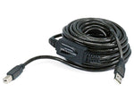 Monoprice 33' USB 2.0 Male to Male Active Cable, Black
