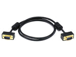Monoprice® 3' Ultra Slim Super VGA Male to Male 30 to 32AWG Monitor Cable With Ferrites, Black