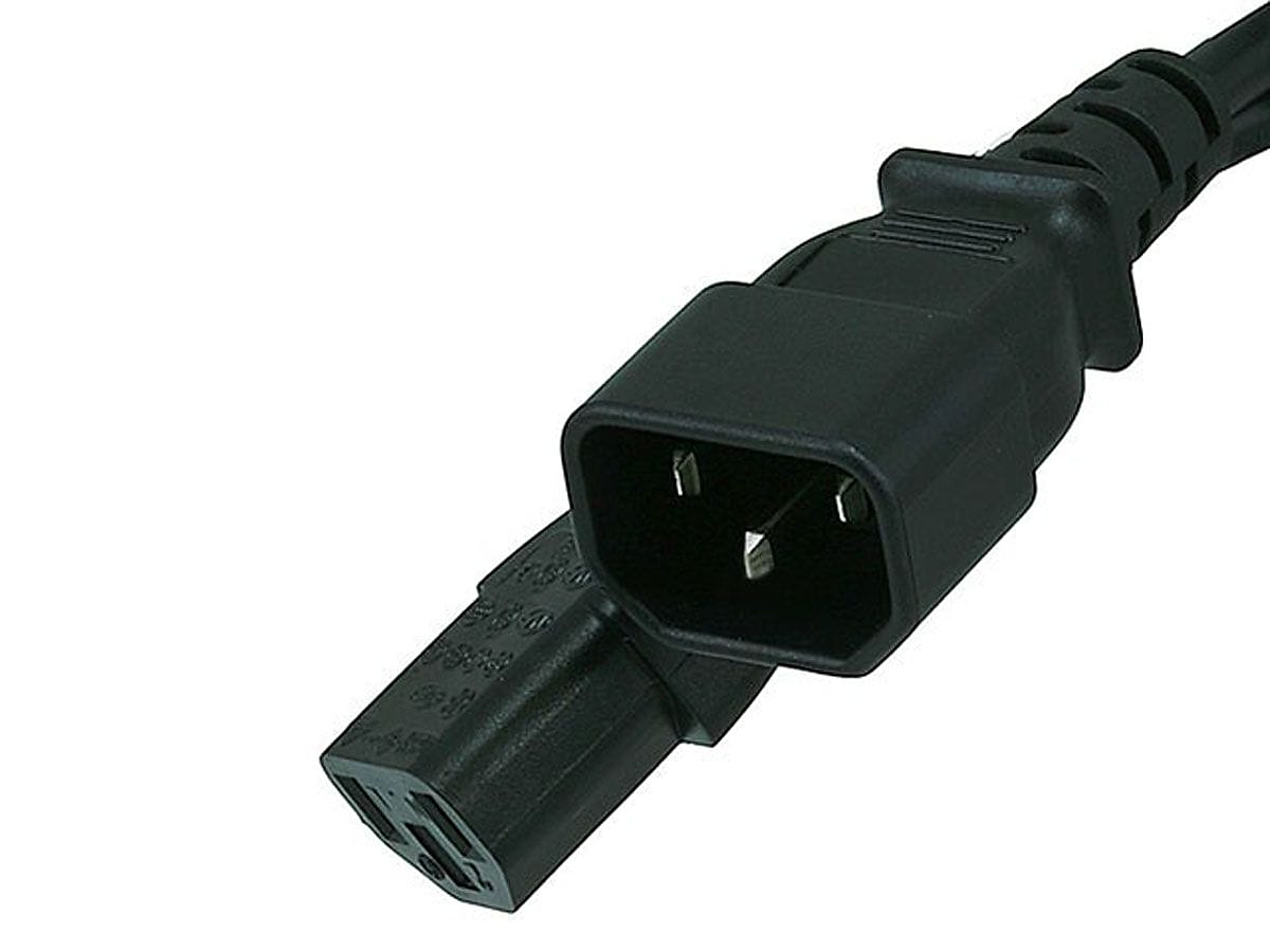 Monoprice 3' Extension Cord, 16 AWG, Black (106452)