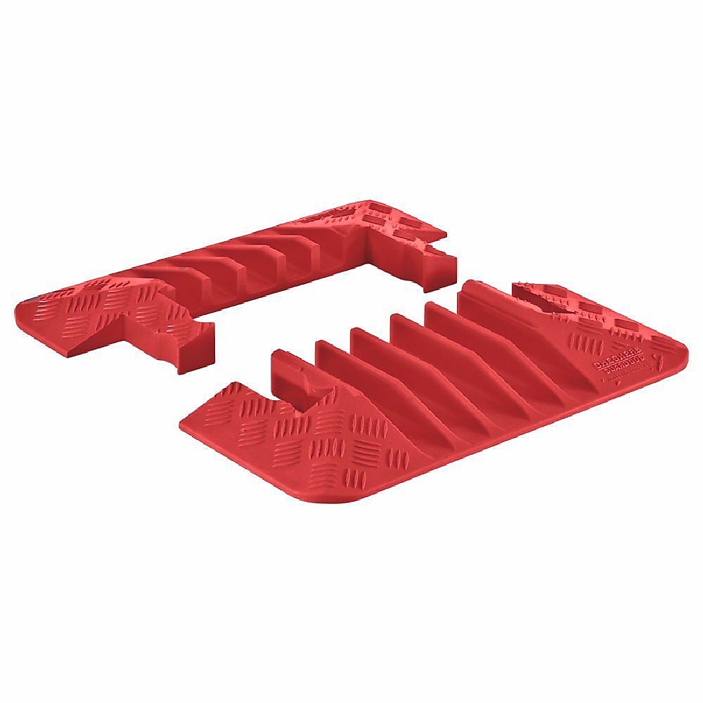 Checkers® Guard Dog® 5 Channel General Purpose Cable Protector End Cap, Orange