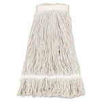 Unisan® Mop Head, Loop Web/Tailband, Premium Standard Head, Cotton, 32 oz, 12/Case