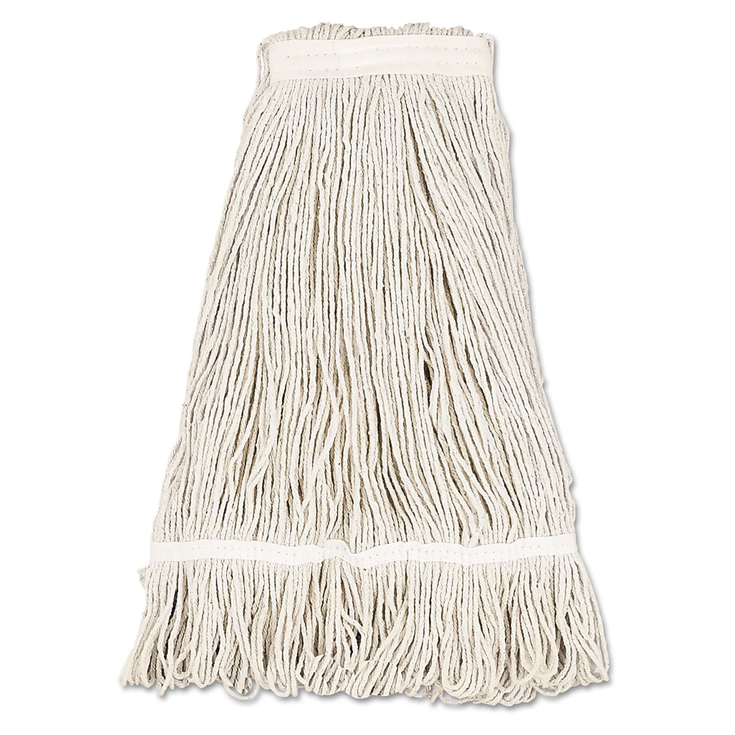 Unisan® Mop Head, Loop Web/Tailband, Premium Standard Head, Cotton, 32 oz, 12/Case