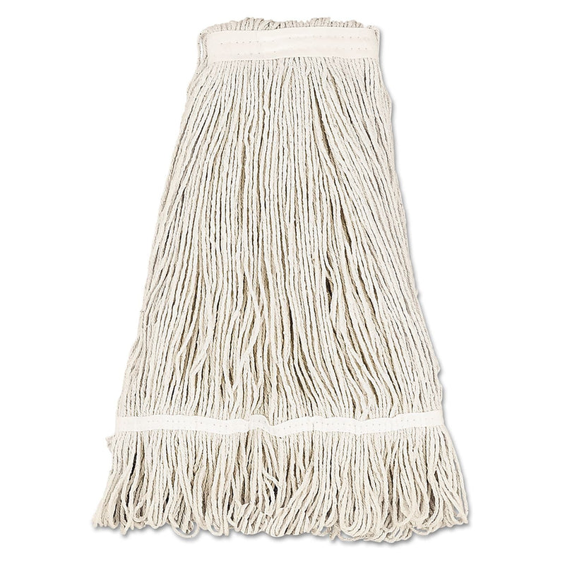 Unisan® Mop Head, Loop Web/Tailband, Premium Standard Head, Cotton, 32 oz, 12/Case