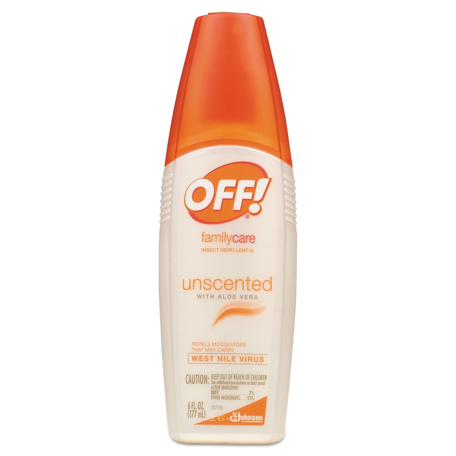 OFF!® Familycare Insect Repellent Spray, 6 Oz Spray Bottle, Unscented, 12/CT