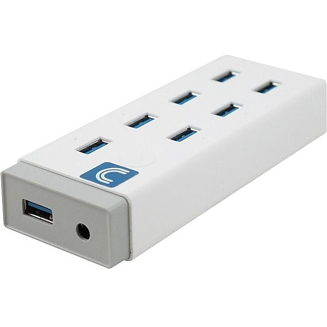 Comprehensive 7-Port USB 3.0 Hub, Black (USB3-7HUB)