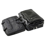 McKlein S Series Leather Briefcase, Laptop Compatible, TSA Checkpoint Friendly, Black (15715)