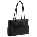 McKlein WILLOW SPRINGS W Series Leather Briefcase, Laptop Compatible, Black (96565)