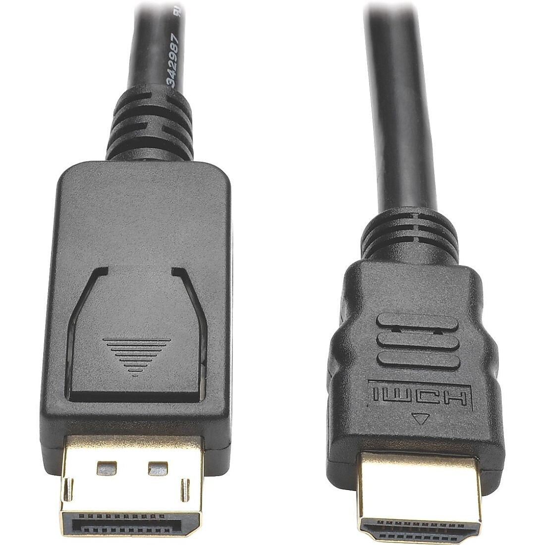 Tripp Lite DisplayPort 1.2 to HD Active Adapter DP w Latches M/M 4Kx2K 6'