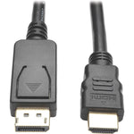Tripp Lite DisplayPort 1.2 to HD Active Adapter DP w Latches M/M 4Kx2K 6'