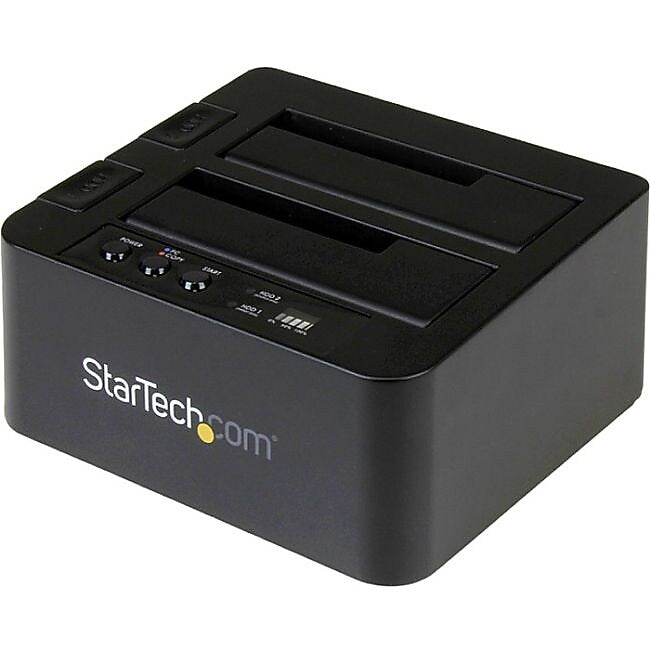StarTech.com 6TB External Serial ATA/600 Duplicator Docking Station, Black (SDOCK2U313R)