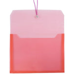 JAM Paper Standard Plastic Document File, Letter, Red (218E25RE)