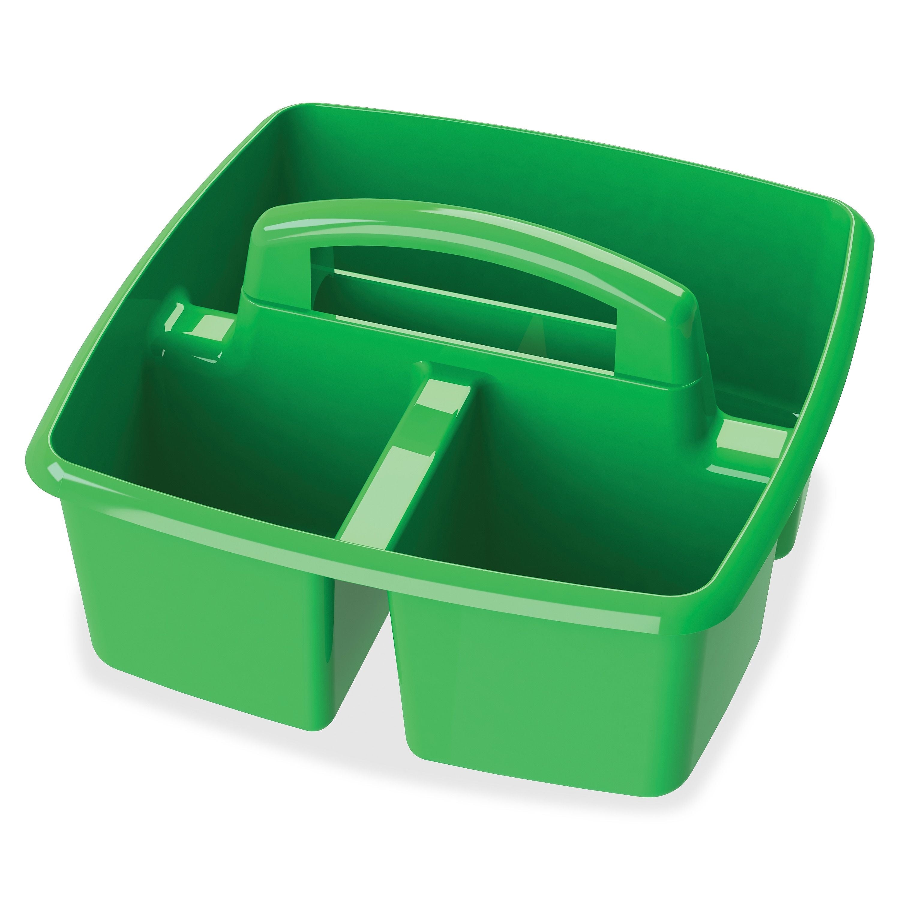 Storex Classroom Caddy, 3 Compartment, 5.3" H x 9.3" W x 9.3" D, 5/Set