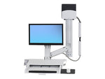 Ergotron® StyleView® Sit-Stand Combo System with Worksurface (45-272-216)