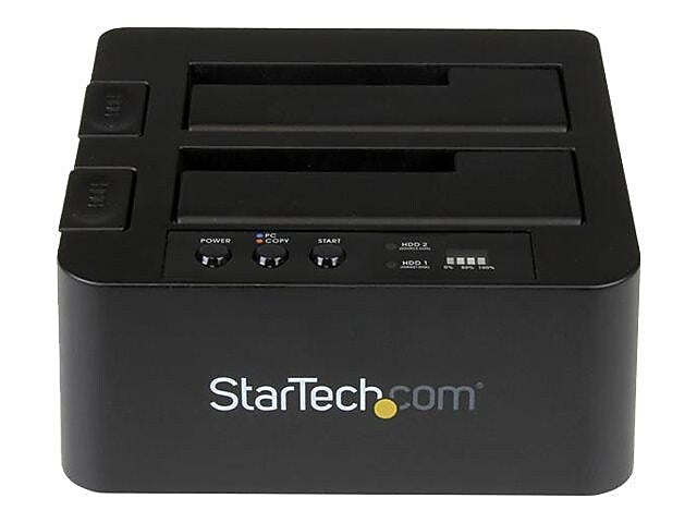 StarTech.com 6TB External Serial ATA/600 Duplicator Docking Station, Black (SDOCK2U313R)
