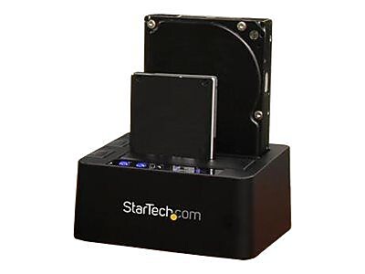 StarTech.com 6TB External Serial ATA/600 Duplicator Docking Station, Black (SDOCK2U313R)