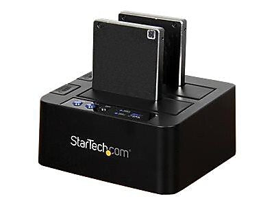 StarTech.com 6TB External Serial ATA/600 Duplicator Docking Station, Black (SDOCK2U313R)