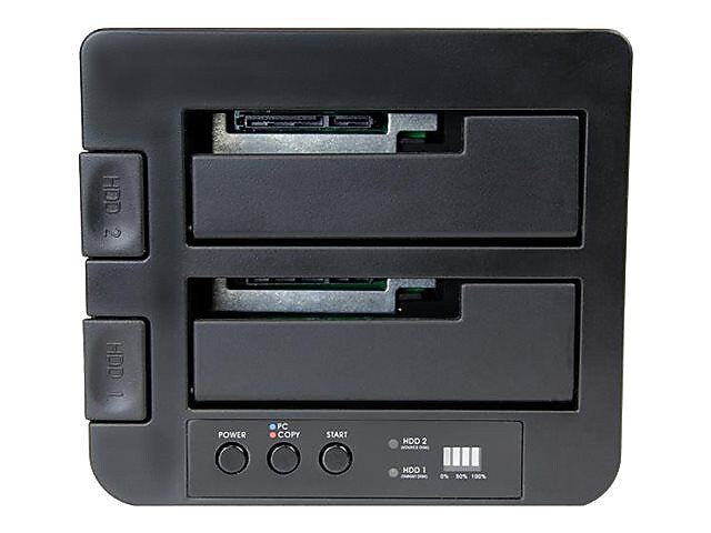 StarTech.com 6TB External Serial ATA/600 Duplicator Docking Station, Black (SDOCK2U313R)