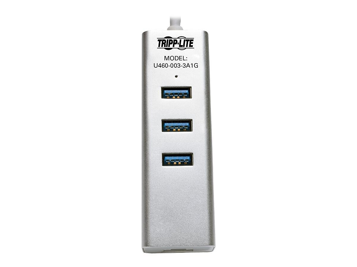 Tripp Lite 4-Port USB Gigabit Ethernet Adapter (U460-003-3A1G)