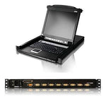Aten 17" Rackmount LCD Console 8 Port PS2 and USB Combo KVM (CL5708M)