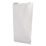 Bagcraft Grease-Resistant Sandwich Bags, 6 X 3/4 X 6 1/2, White, 2000/carton