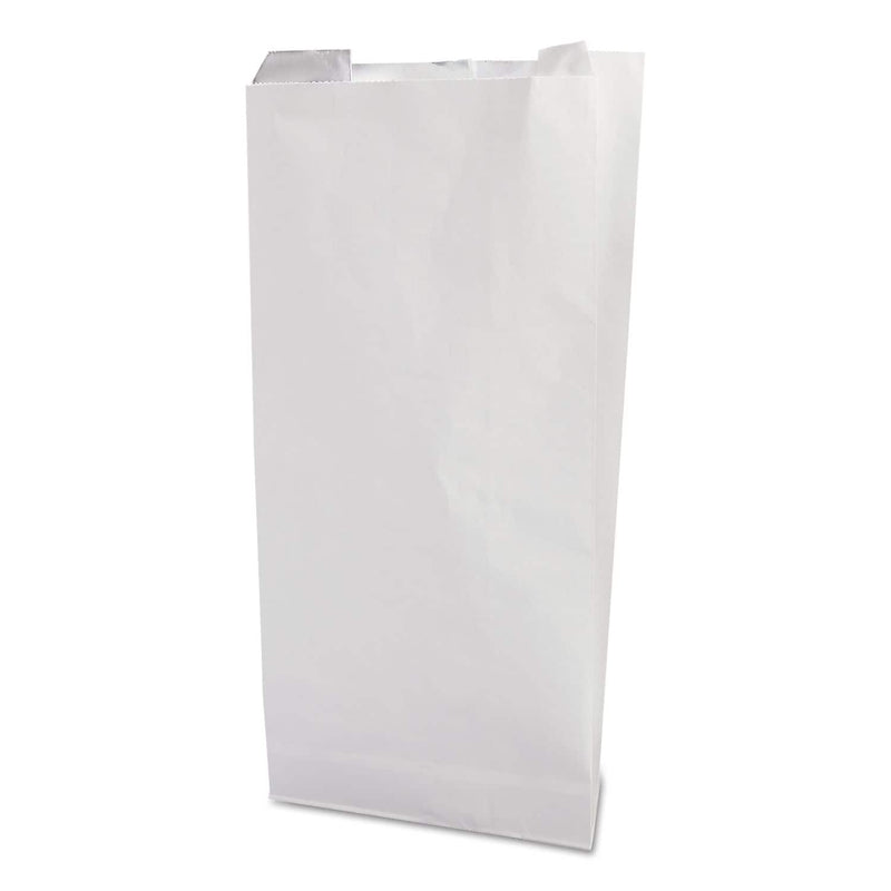 Bagcraft Grease-Resistant Sandwich Bags, 6 X 3/4 X 6 1/2, White, 2000/carton