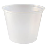 Fabri-Kal Portion Cups, 5 1/2 Oz, Translucent, 125/sleeve, 20 Sleeve/carton (FABPC550)