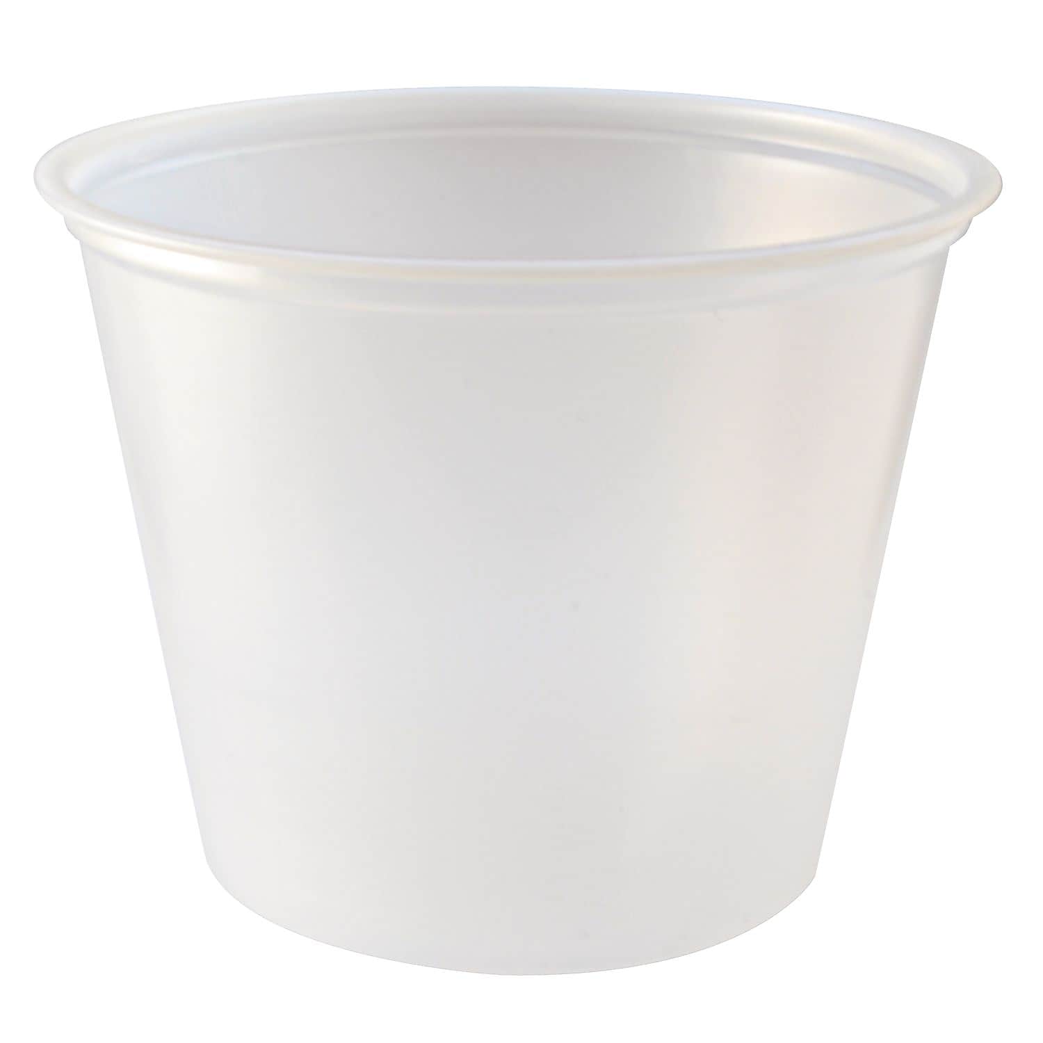 Fabri-Kal Portion Cups, 5 1/2 Oz, Translucent, 125/sleeve, 20 Sleeve/carton (FABPC550)