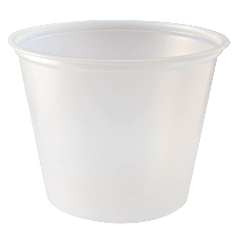 Fabri-Kal Portion Cups, 5 1/2 Oz, Translucent, 125/sleeve, 20 Sleeve/carton (FABPC550)