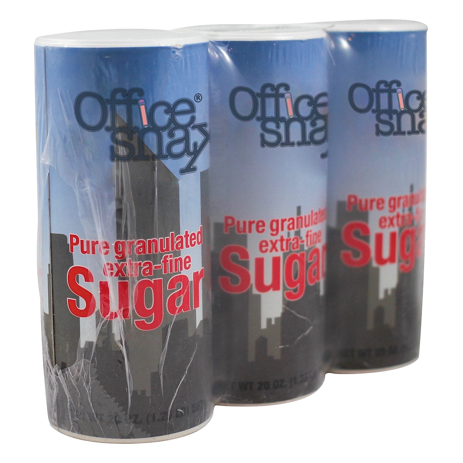 Office Snax Sugar Canister, 3/Pack (OFX00019G)