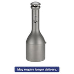 Rubbermaid Commercial Infinity Traditional Smoking Receptacle, 4.1 Gal, 39" High, Antique Pewter