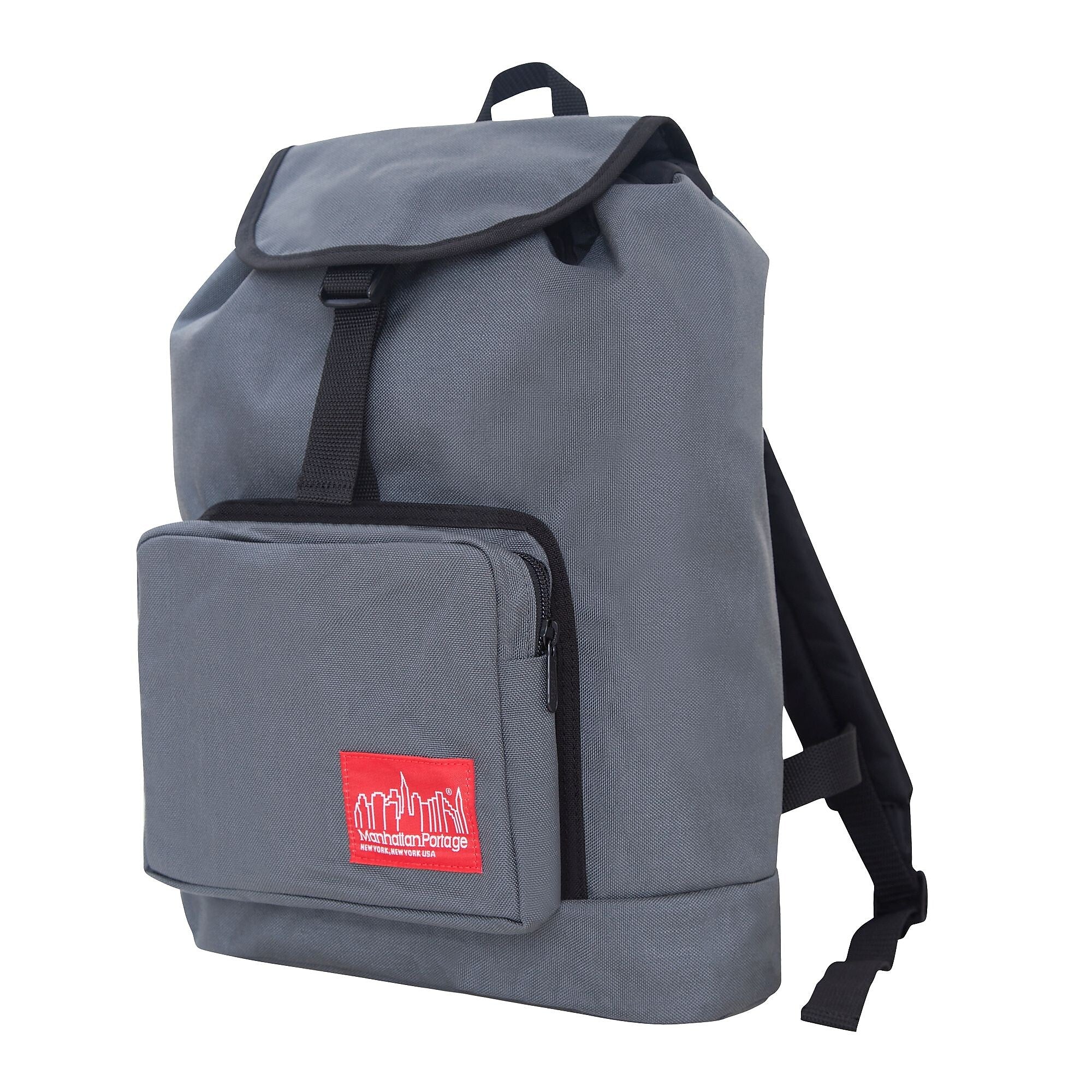 Manhattan Portage DAKOTA Laptop Backpack, Medium, Gray (843531037356)