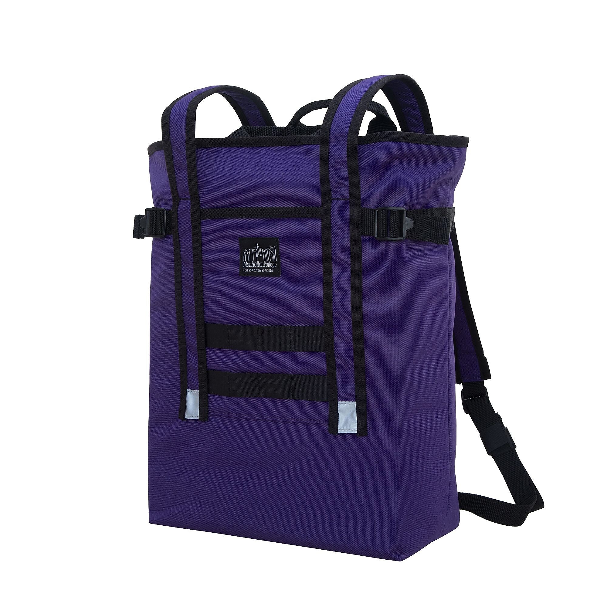 Manhattan Portage Chrystie Laptop Backpack, Medium, Purple (1320-BL PRP)