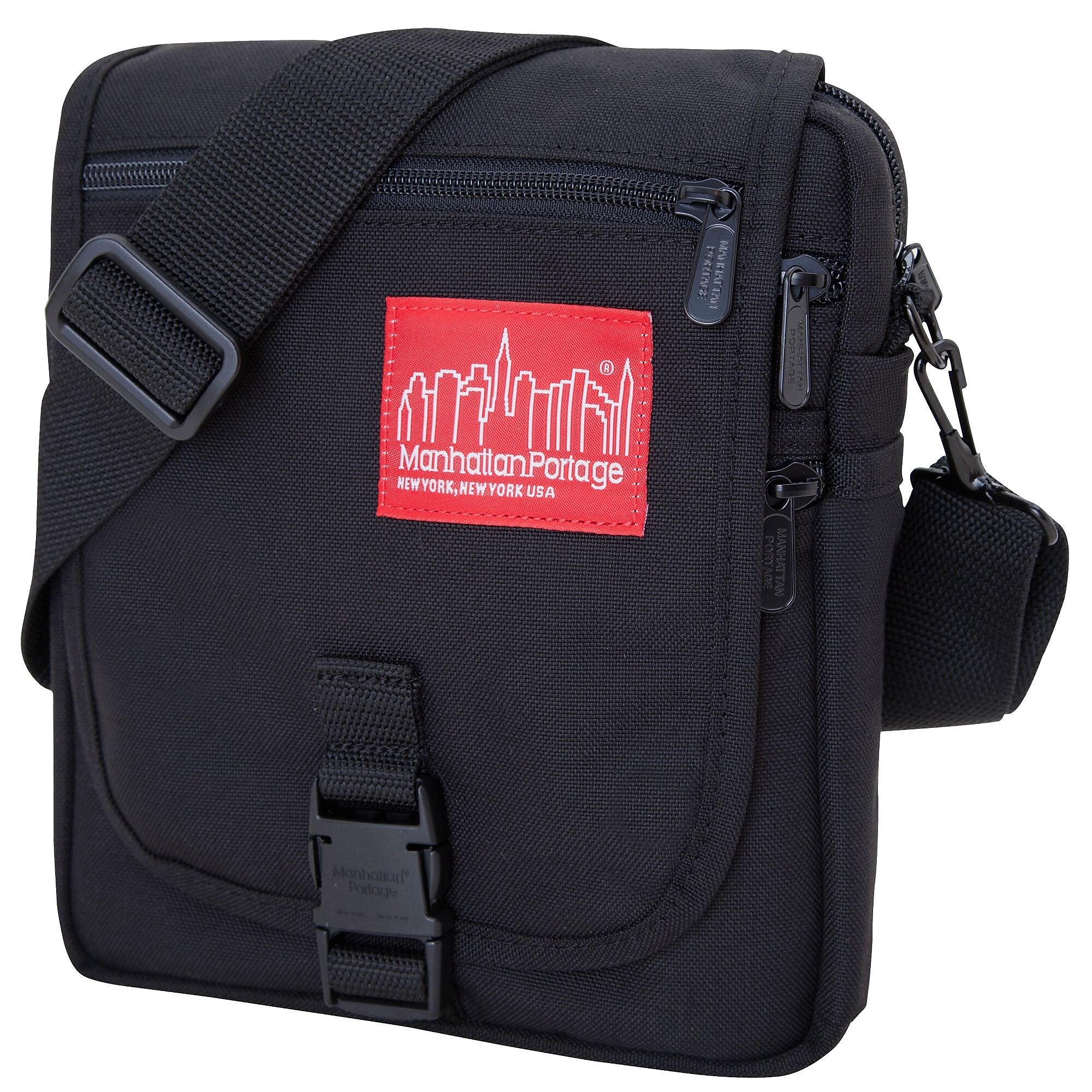 Manhattan Portage Urban Cross-Body Bag, Black (1407 BLK)