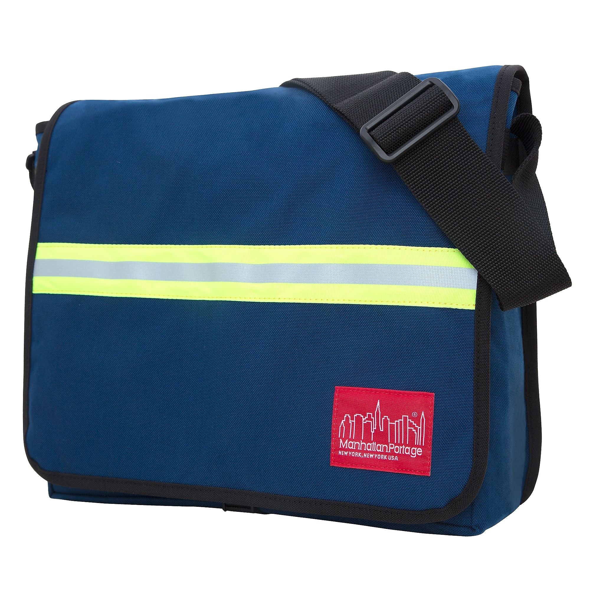 Manhattan Portage Reflective Dj Bag Medium Navy (1420 NVY)