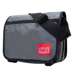 Manhattan Portage Europa Fabric Water Resistant Messenger Bag, TSA Checkpoint Friendly, Gray (1435Z-C GRY)