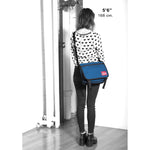 Manhattan Portage Europa Small with Back Zipper And Compartments Navy (1435Z-C NVY)