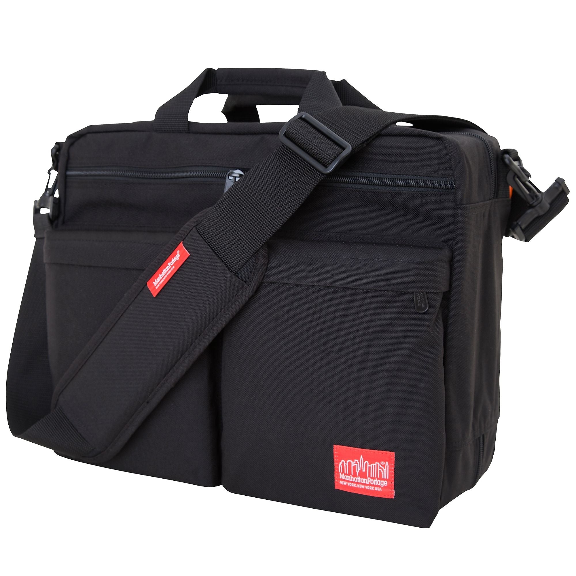 Manhattan Portage Tribeca 15" Nylon Laptop Bag, Black (1446Z BLK)