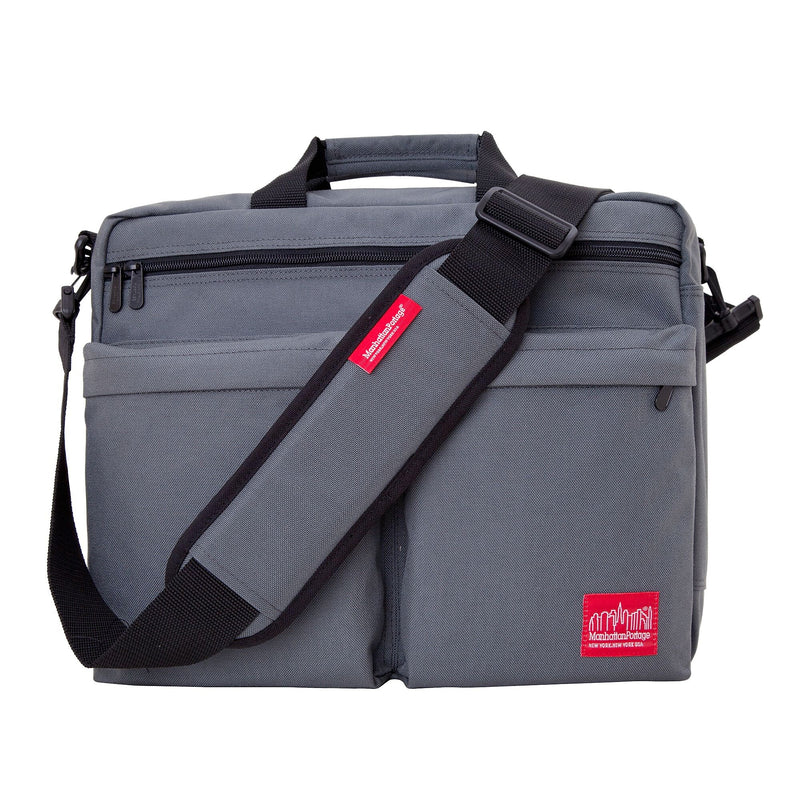 Manhattan Portage Tribeca 15" Nylon Laptop Bag, Gray (1446Z GRY)