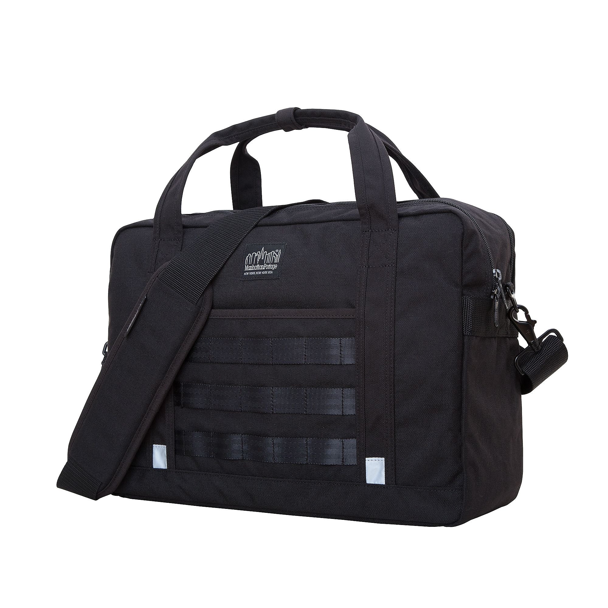 Manhattan Portage Yorkville 15" Fabric Laptop Bag, Black (1628-BL BLK)
