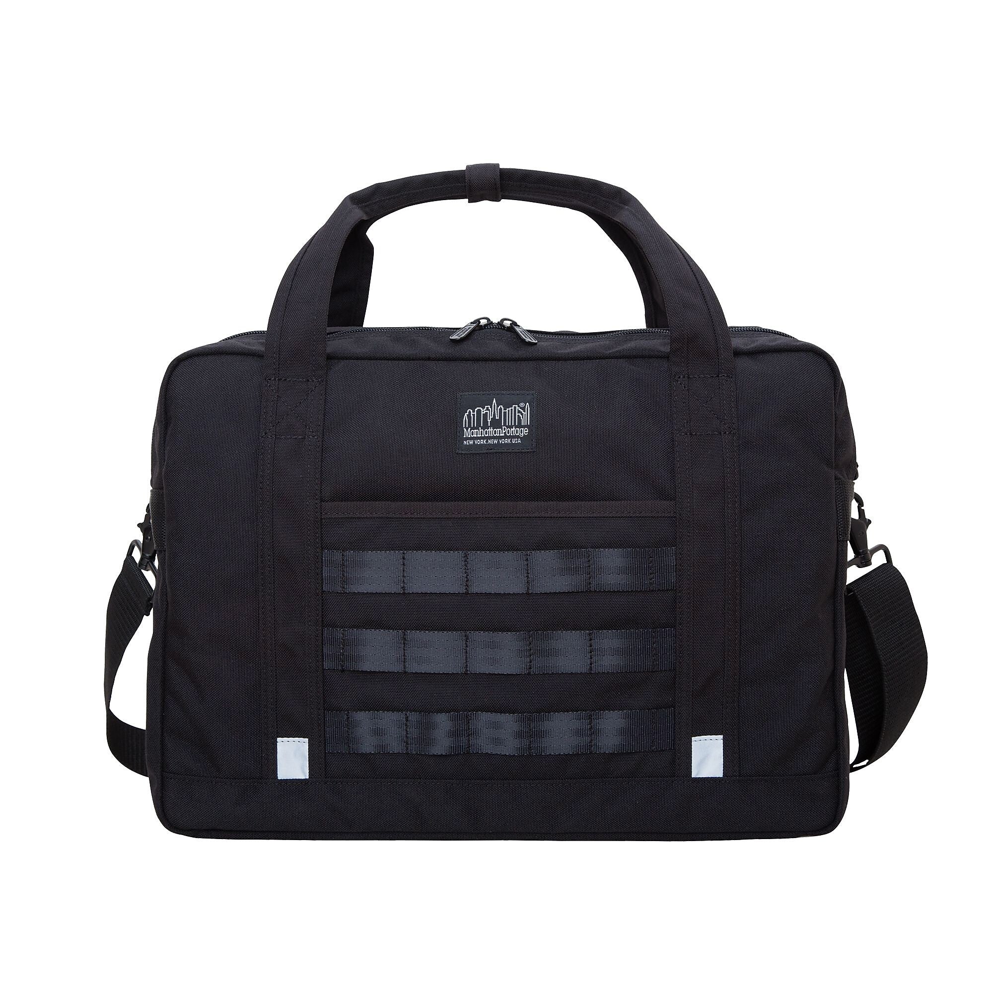 Manhattan Portage Yorkville 15" Fabric Laptop Bag, Black (1628-BL BLK)